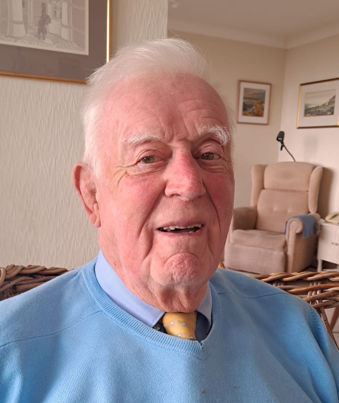 Colin Evans aged 89