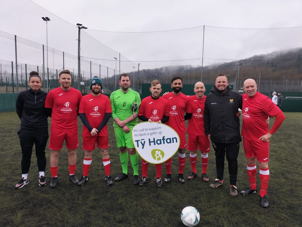 Last year's winning team from Principality Building Society