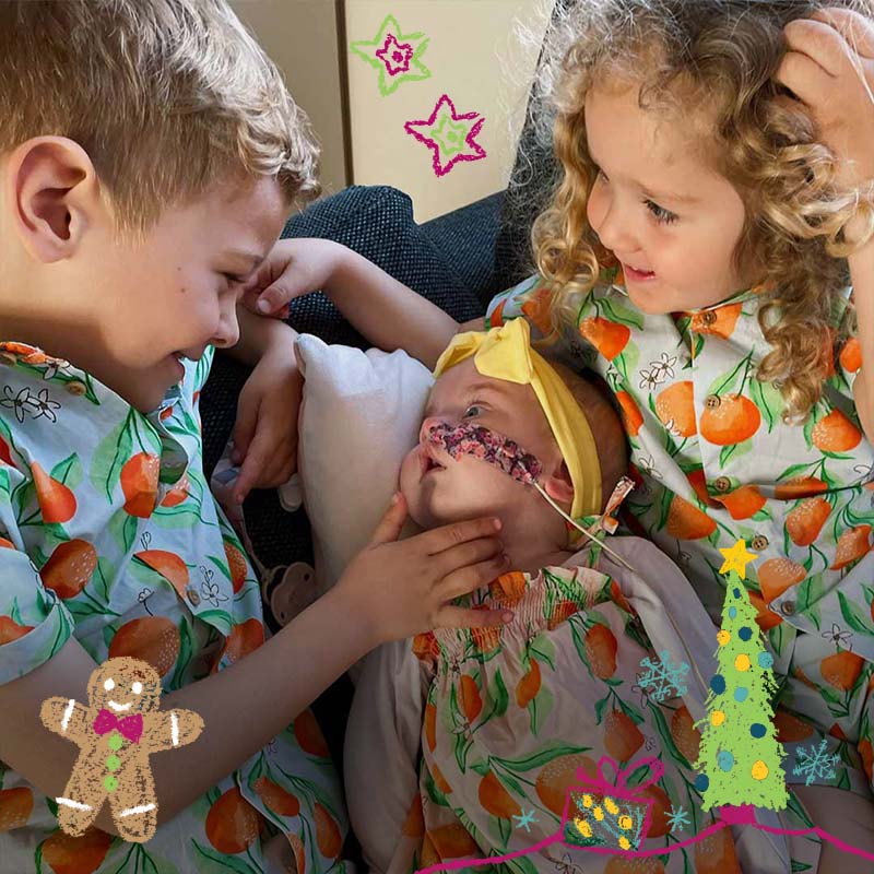 Violet and brother and sister