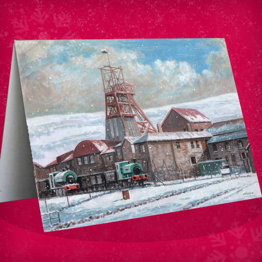 Christmas at the mine (Bilingual greeting)