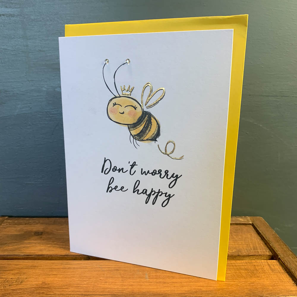 Bee Happy Greetings Card