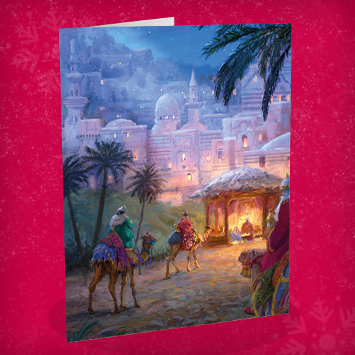 Arriving at Bethlehem (Bilingual greeting)