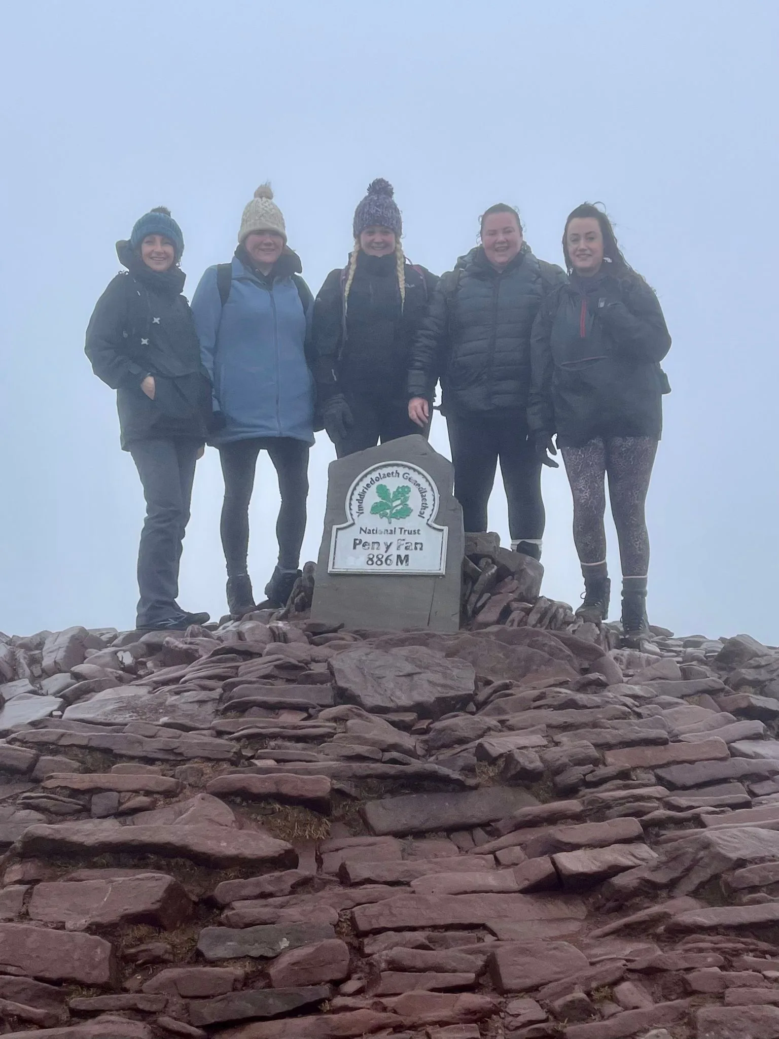 Some of the mums who are taking on the Mums v Mountains for Tŷ Hafan Children's Hospice