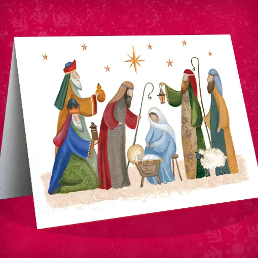 The Nativity (Bilingual greeting)