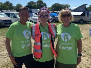 The King's InterHigh team at Glastonbury