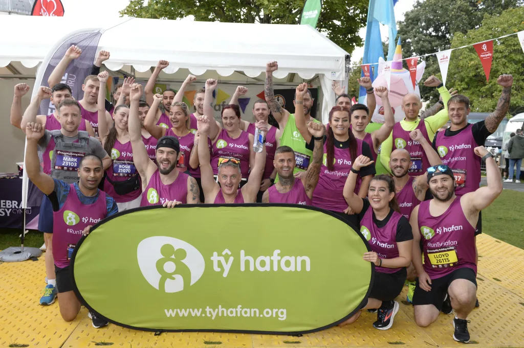 Cardiff Half Marathon team shot