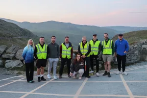 GE Aviation volunteers at Welsh 3 Peaks