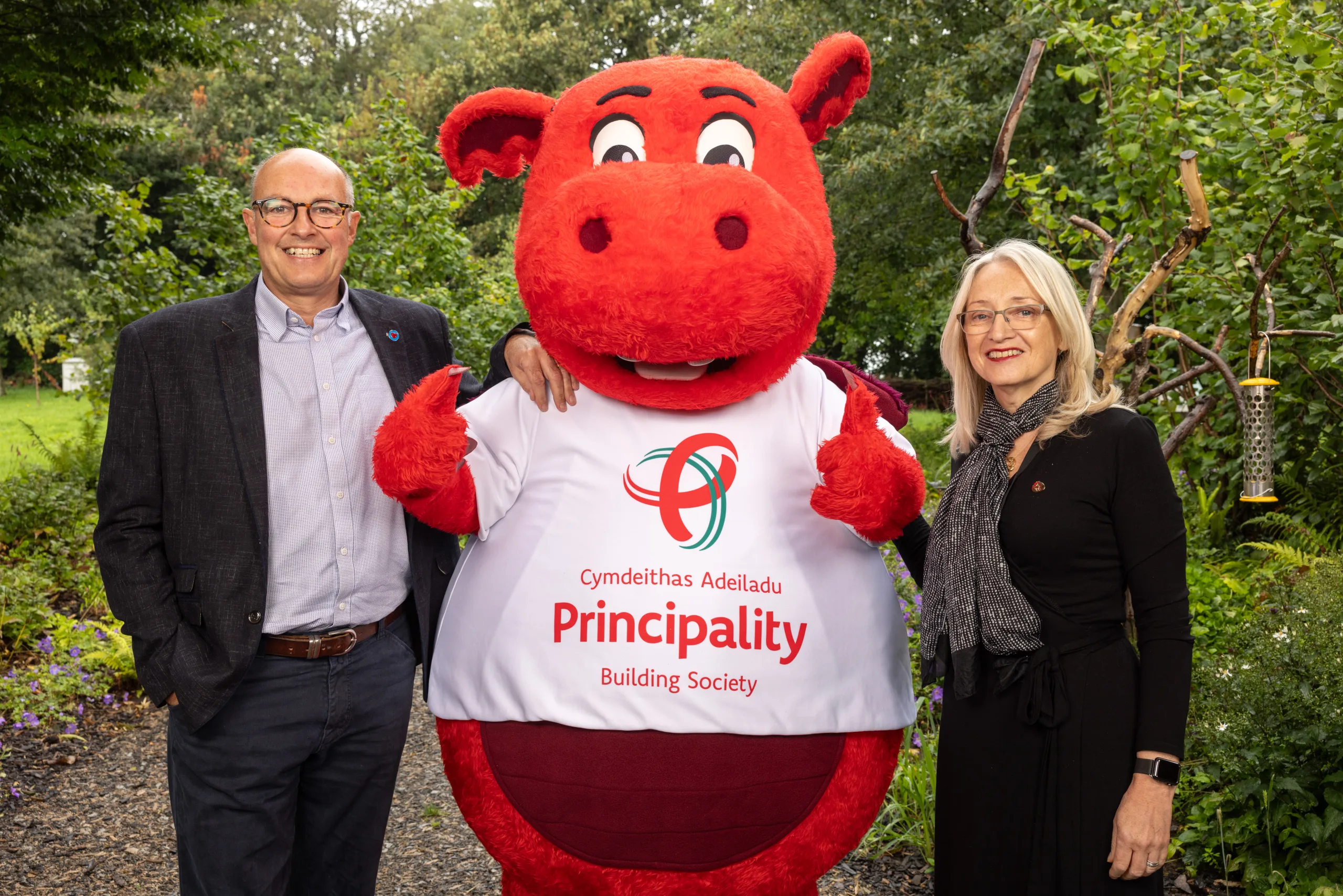 Ty Hafan Ty Gobaith Principality Building Society charity partnership pic