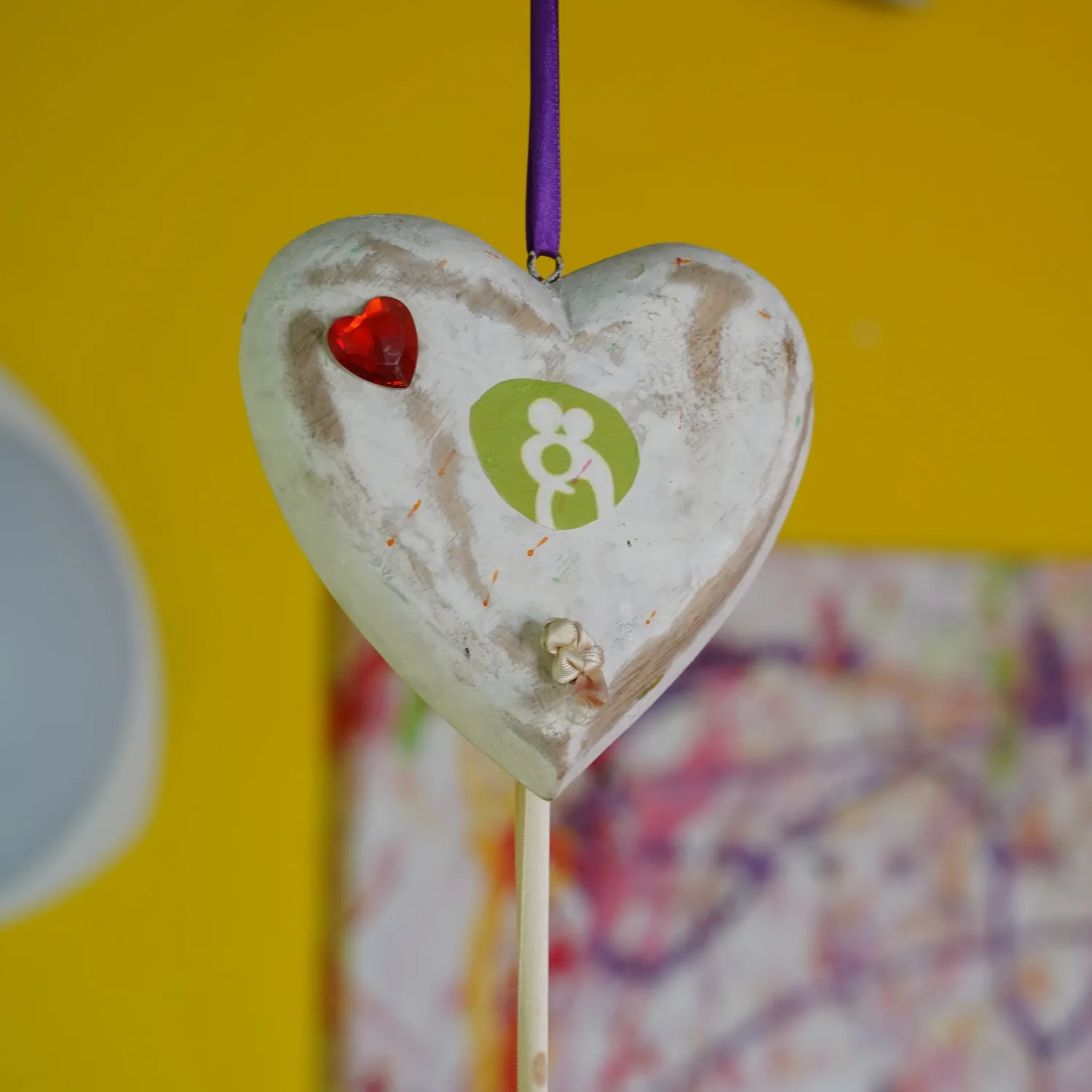 heart shaped craft in hospice