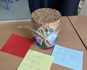 Communication Jar at Ty Hafan