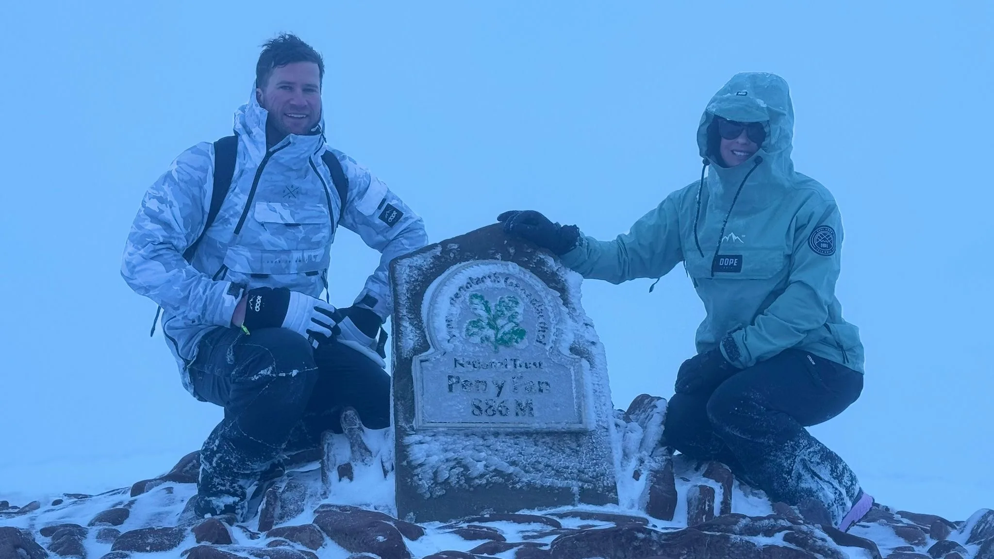 Stephen Price at the Summit of Pen-y-Fan