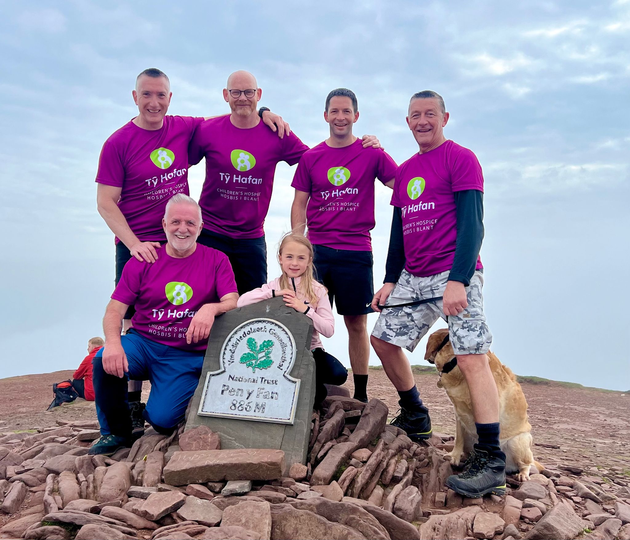 A few of the Rusty Screws training at Pen y Fan.