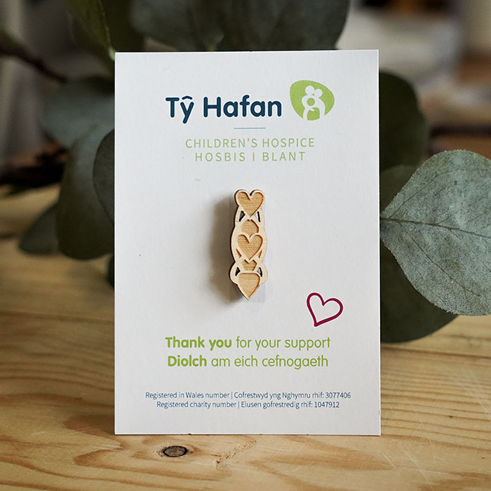 wedding pin badges rustic ty hafan