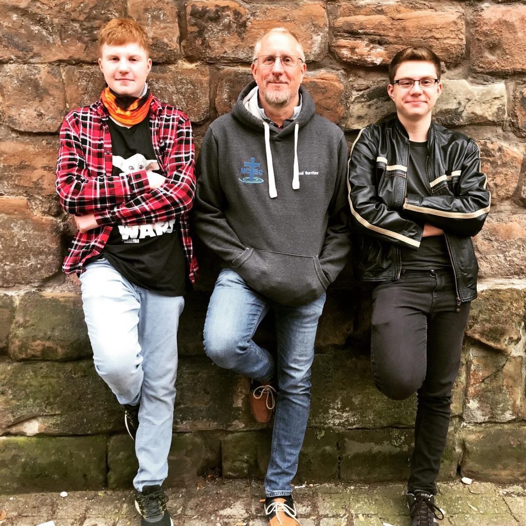 Daniel, Jonathan and Ethan Bugg pre Daniel's diagnosis