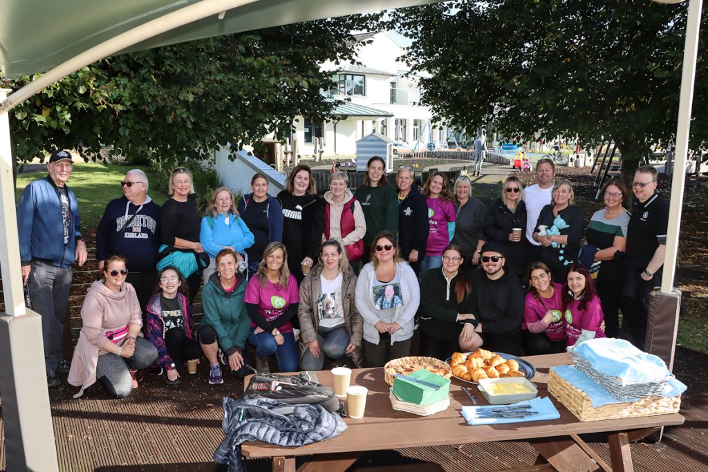 A Walk To Remember participants at the end of their journey