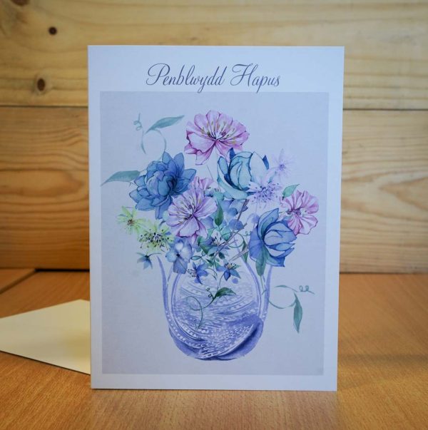 Penblwydd Hapus Blodau