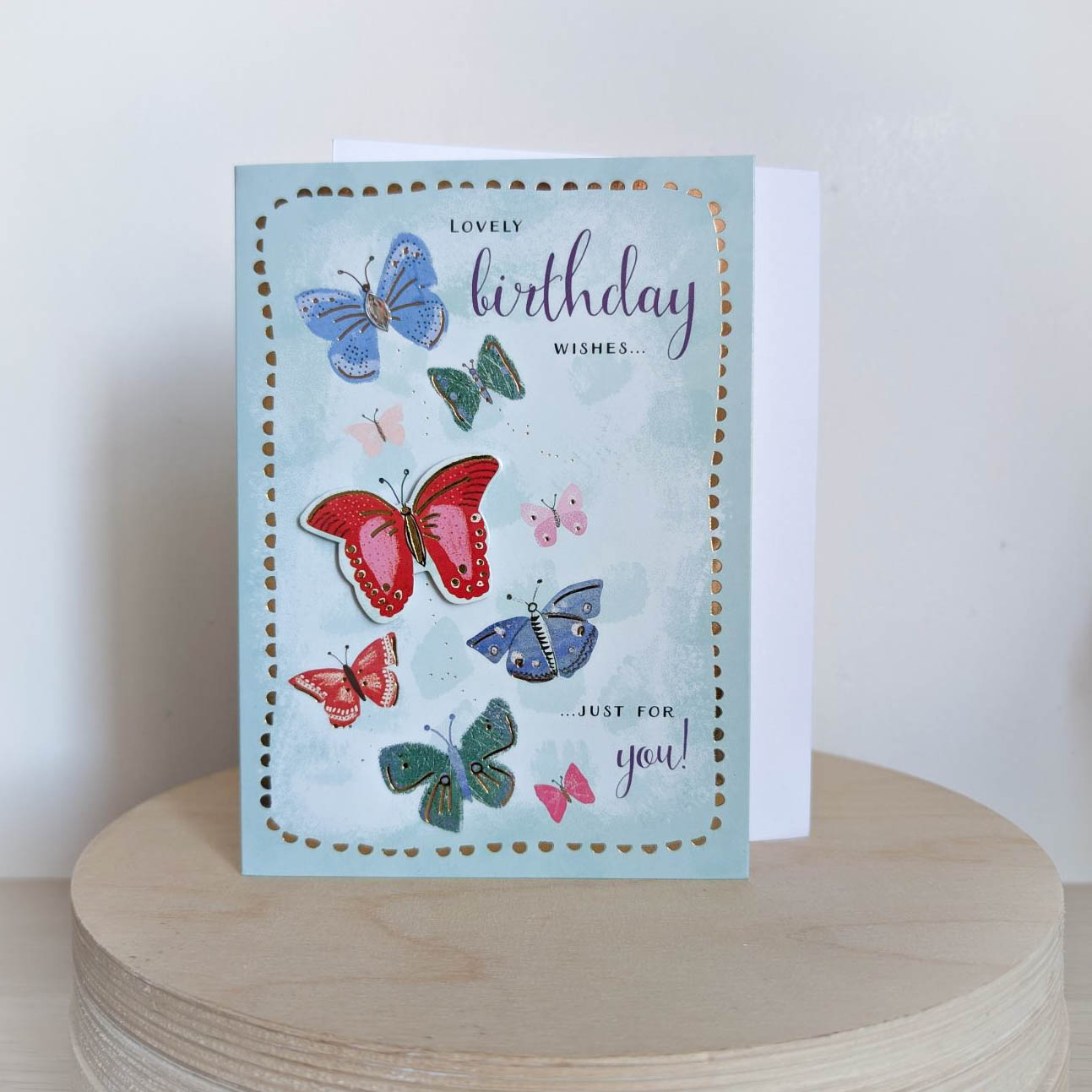Lovely birthday wishes butterfly