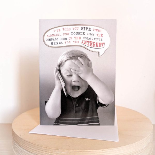 Internet funny card