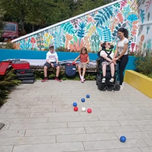 Youth Club take part in boccia