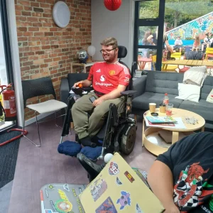 A Youth Club member spending time in The Den