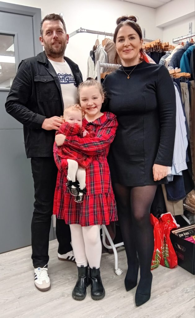 Andrew, Nel, Maisie and Cerys Humphreys